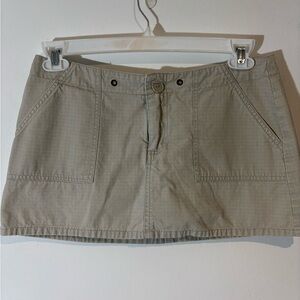 Moe Juniors Size 7 Khaki Mini Skort  Casual Summer Vacation Y2K